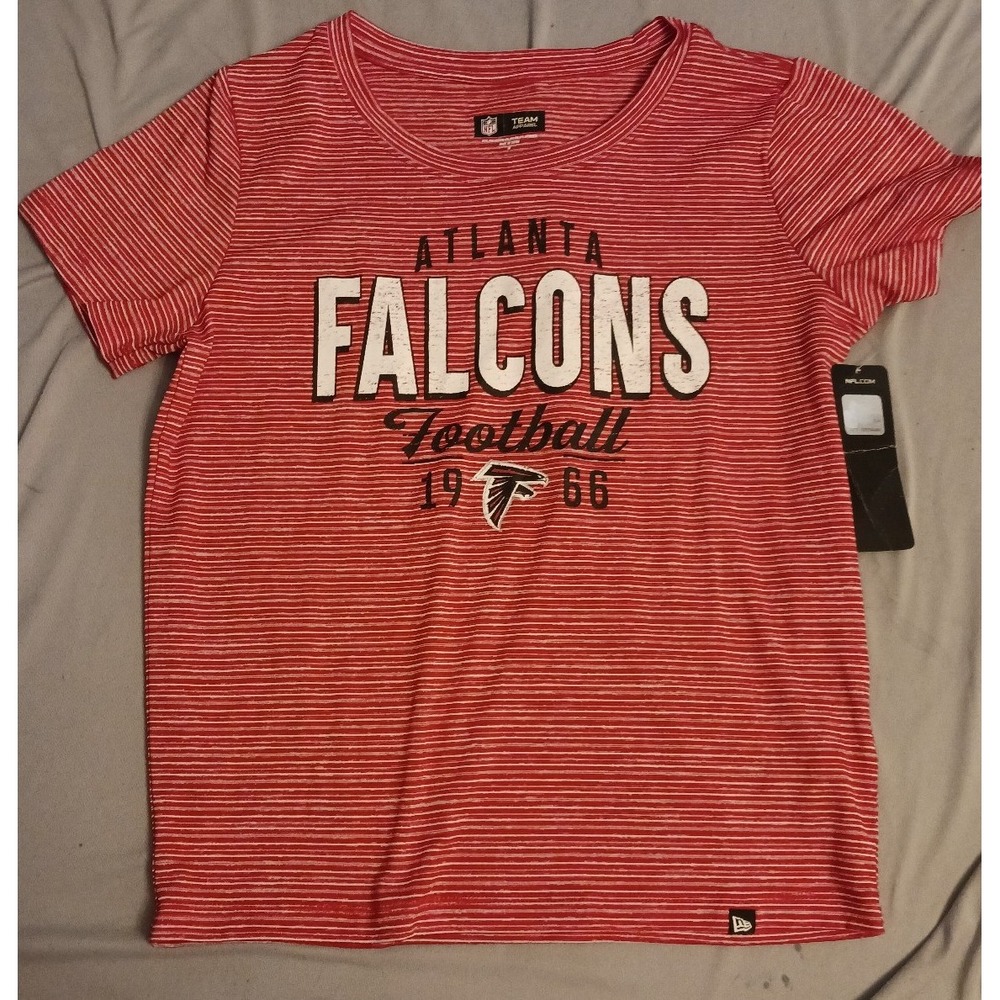 NEW NFL Team Apparel Women's Atlanta Falcons Tee Shirt, Medium